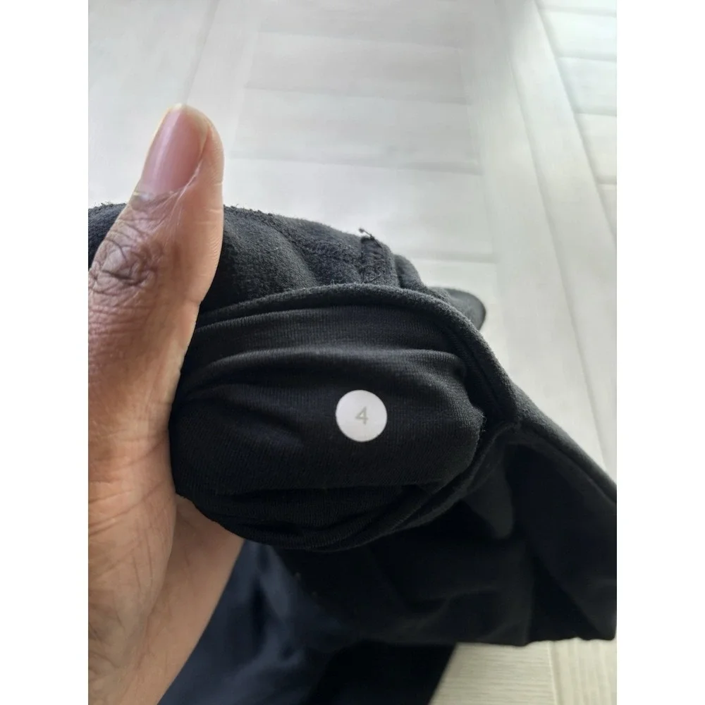 Lululemon Wunder Under Crop Women's Black Yoga Pants Size: 4